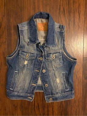 Amethyst Jeans Blue Denim Trucker Jacket